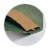 Smead Two Inch Capacity Box Bottom Hanging File Folders Letter Green 25/Box 65090 Perspective: right