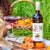 San Antonio Fruit Farm Blackberry Orange Italian Semi-Sweet Red Wine Perspective: right