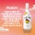 Malibu Peach Rum Perspective: right