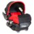 Baby Trend Ally Newborn Baby Infant Car Seat Travel System with Cover, Mars Red Perspective: right