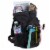 Bodhi Stella Nylon Fashion Drawstring Backpack - Black Perspective: right