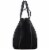 Bodhi Large Waffle Mesh Fashion Tote - Black Perspective: right