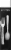 Sensations Assorted Plastic Cutlery - Silver Perspective: right