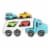 Aurora Toys Large Blue Wheatley 14 inch Car Hauler Versatile Toy Perspective: right