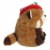 Aurora Mini Brown Rolly Pet 5 inch Romi Red Panda Festive Stuffed ...
