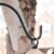 Panacea Black Steel Single Crook Plant Hook Perspective: right
