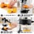 Zulay Kitchen Professional Citrus Juicer and Orange Squeezer + 2 in 1 Metal Lemon Squeezer Perspective: right