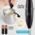 Zulay Kitchen MILK BOSS Milk Frother With Stand - Metallic Black Perspective: right