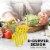 Zulay Kitchen Potato Masher with Premium Silicone-Coated Stainless-Steel Design - Yellow Perspective: right