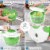 Zulay Kitchen Salad Spinner Large 15L Capacity - Green Perspective: right