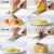 Zulay Kitchen Professional Stainless Steel Flat Handheld Cheese Grater - Black Perspective: right