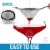 Zulay Kitchen Cone Shaped Cocktail Strainer - Silver Perspective: right