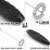 Zulay Kitchen Milk Boss Milk Frother - Double Grip (Batteries Included) - Black Perspective: right