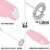 Zulay Kitchen Milk Boss Milk Frother With Holster Stand - Cotton Candy Perspective: right
