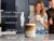 Zulay Kitchen Milk Frother With Holster Stand - Quartz Perspective: right