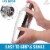 Zulay Kichen Cocktail Shaker with Built-in Strainer For Bartending & Homebars (24oz) - Silver Perspective: right