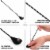Zulay Kitchen Cocktail Spoon - Black Perspective: right