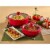 IMUSA Ceramic Nonstick Caldero Set with Lids - Red Perspective: right