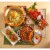 IMUSA Ceramic Nonstick Caldero Set with Glass Lids - Orange Perspective: right