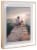 Malden Deep-Set Bevel Matted Picture Frame - White/Natural Perspective: right