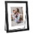 Malden Black Tabletop Floating Photo Frame Perspective: right