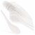 Juvale 50-Pack Disposable Plastic Chinese Soup Spoons, 5.5 x 1.5 Inches, White Perspective: right
