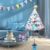 Birthday Bash Party Hat Helium Filled Balloon Perspective: right