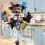 Graduation Congrats Multi Helium Filled Balloons Bouquet Perspective: right