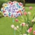 Classic Flowers Mother's Day Oversized Helium Filled Balloon Perspective: right