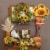 Sunflower Mason Jar Oversized Shape Helium Filled Balloon Perspective: right