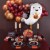 Trick or Treat Ghost Oversized Shape Helium Filled Balloon Perspective: right