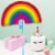 Rainbow Fun Oversized Helium Filled Balloon Perspective: right