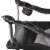 Reclining Camp Chair, Black with Gray Accents Perspective: right