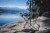 Reclining Camp Chair, Sage Green with Gray Accents Perspective: right