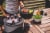 Picnic Time Caliente Portable Charcoal BBQ & Cooler Tote Perspective: right