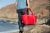 Topanga Cooler Tote Bag, Red Perspective: right