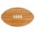 Kickoff Football Cutting Board & Serving Tray, Bamboo Perspective: right