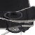 Campsite Camp Chair, Black with Gray Accents Perspective: right