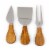 Acacia Brie Cheese Cutting Board & Tools Set, Acacia Wood Perspective: right