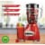 Brentwood 12 Speed Plastic Jar Blender - Red Perspective: right