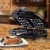 Brentwood Dual Non-Stick Waffle Maker - Black/Stainless Steel Perspective: right
