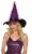 Seasons Witch Hat Adult Halloween Costume Accessory - Purple Perspective: right