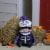 Northlight 24 Purple and Black Skeleton Unisex Child Halloween Trick or Treat Bag Costume Perspective: right