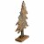 Northlight 23.5 Brown Textured Wood Tabletop Christmas Tree Perspective: right