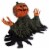 Northlight 30 Black and Orange Animated Pumpkin Halloween Decoration Perspective: right
