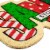 Northlight Red and Green Santa Stop Here Outdoor Christmas Doormat 18 x 30 Perspective: right