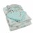 chick pea Plush Elephant Baby Blanket Set - Mint Perspective: right