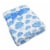 Cutie Pie Cloud Print Plush Baby Blanket - Light Blue Perspective: right