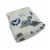 Cutie Pie Dino Print Plush Baby Blanket - Grey Perspective: right