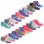 Capelli Sport Youth Girls Unicorn No Show Socks Perspective: right